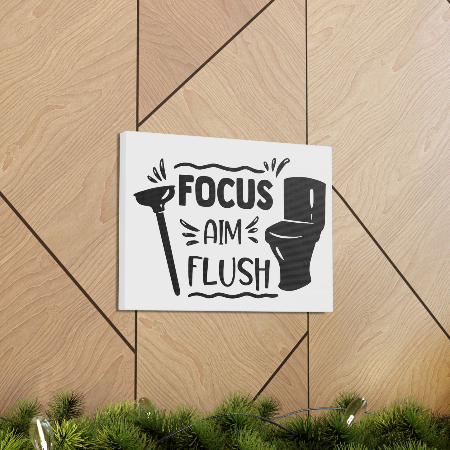 Focus Aim Flush Canvas Horizontal Wraps w/o Frame