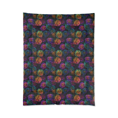 Neon Whisper Blooms Basic Bedding Set
