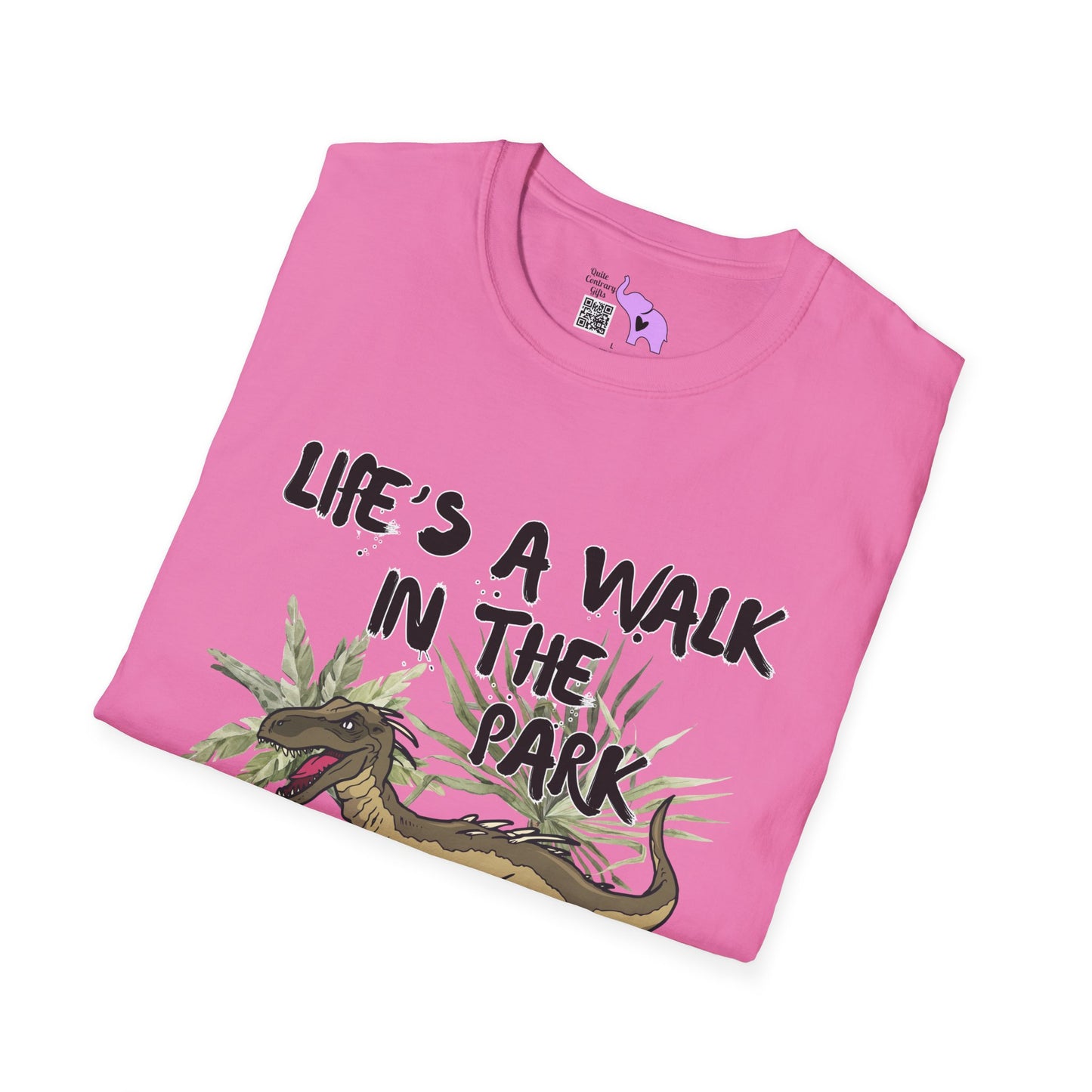 Life's Like A Walk In The Park... Jurassic Park Adult T-shirt