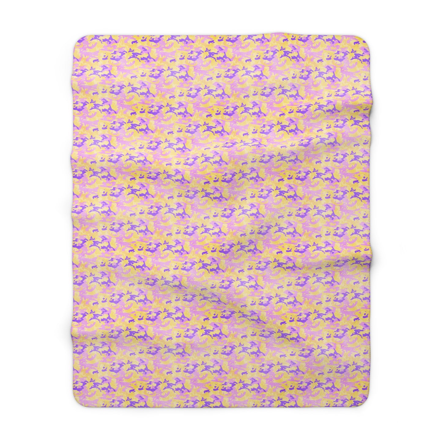 Peach Sorbet Camo Fleece Blanket