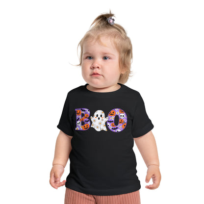 Cute Floral Boo w/Ghost Infant T-Shirt