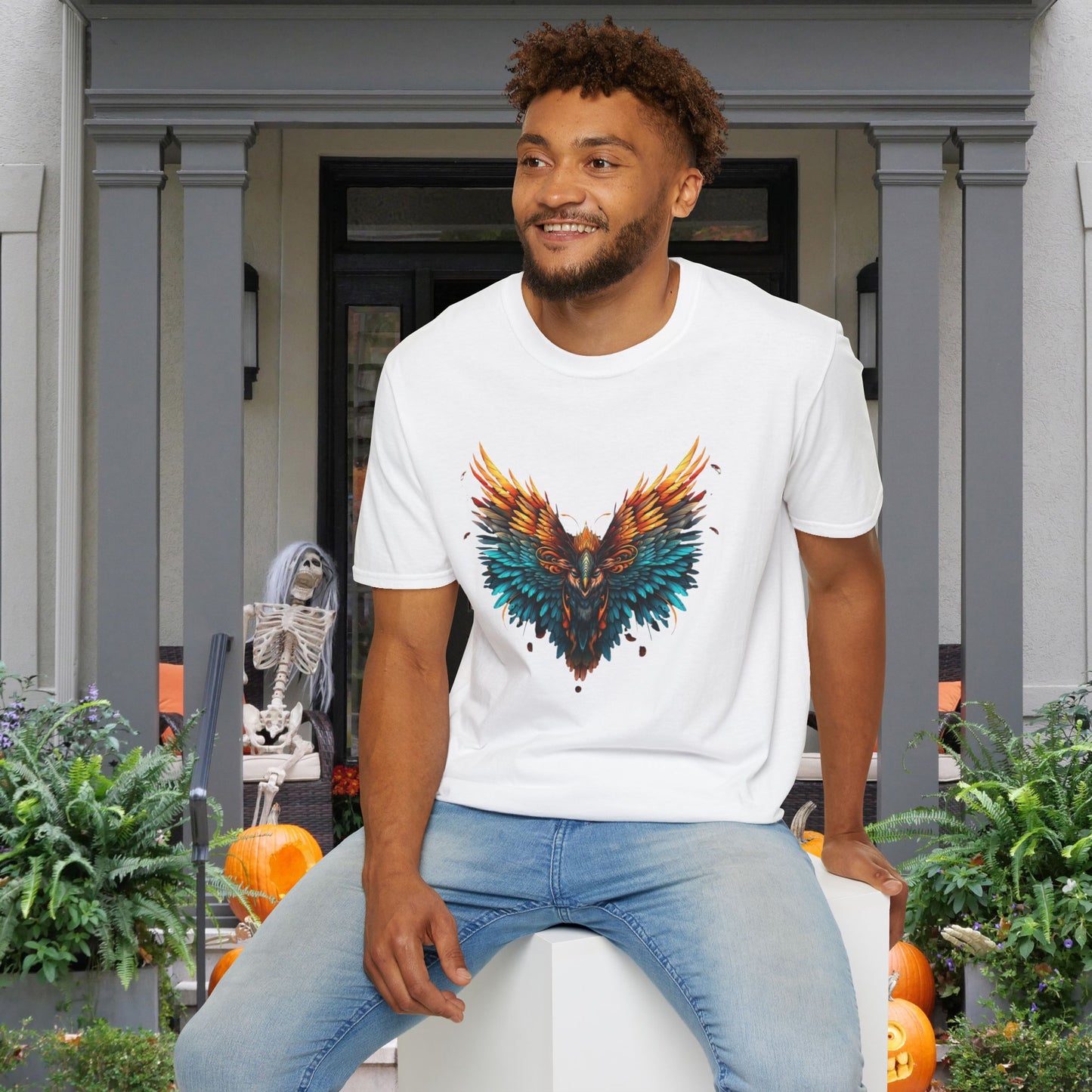 Haunted Phoenix Adult T-shirt