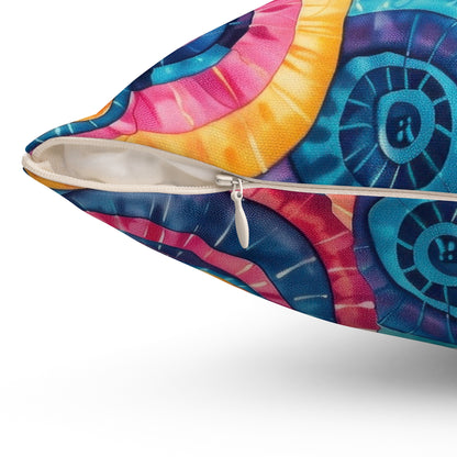 Rainbow Revolt Throw Pillow