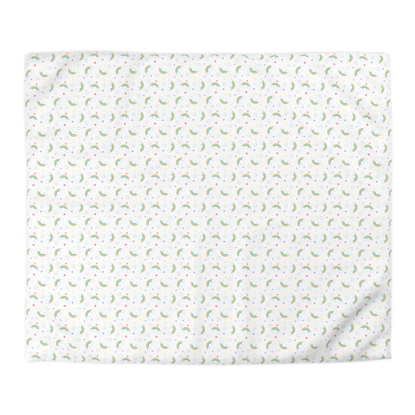 Rainbow Smiles & Stars Duvet Bedding Set