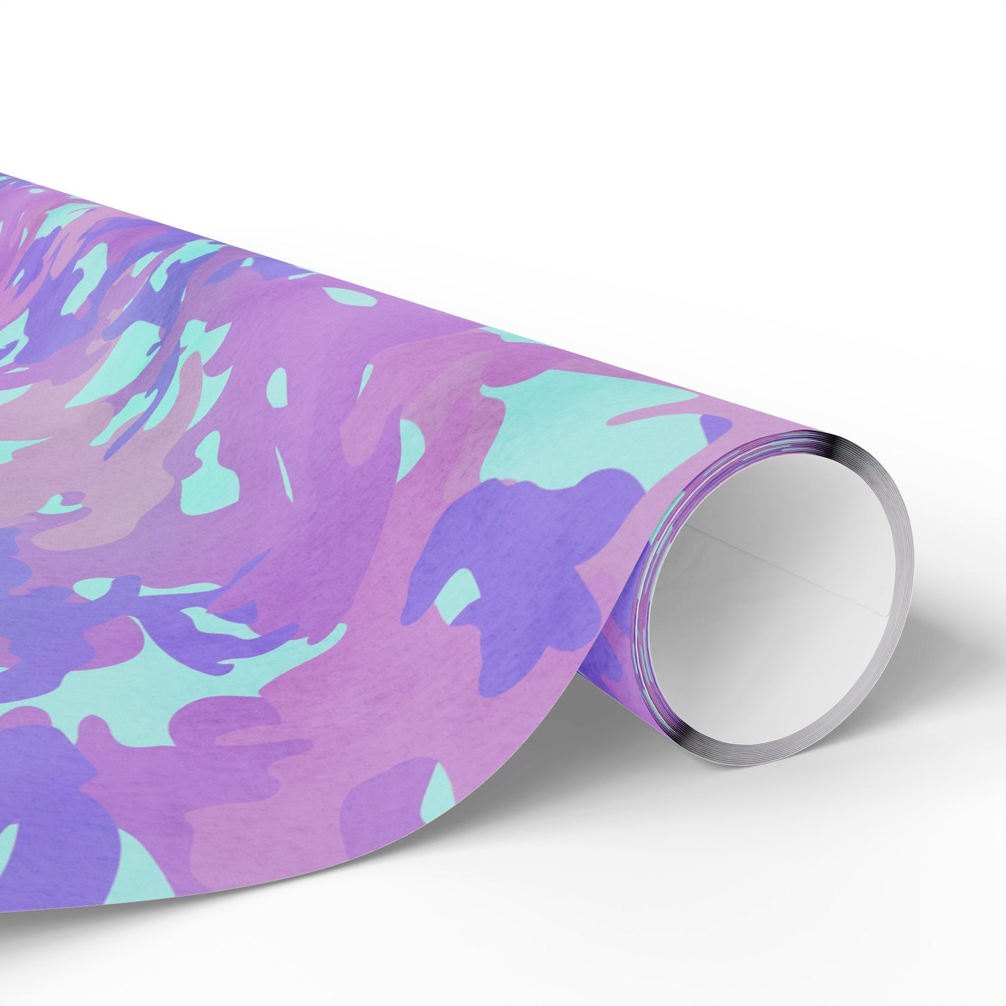 Lavender Mist Camo Wrapping Paper