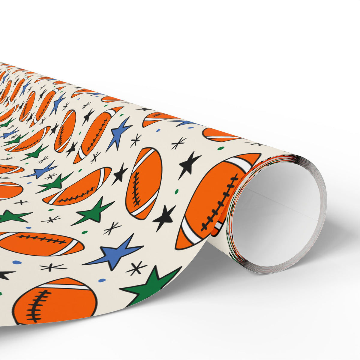 Touchdown Stars Wrapping Paper