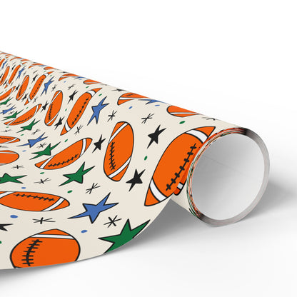 Touchdown Stars Wrapping Paper