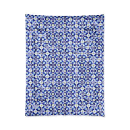 Blue Horizon Mosaic Comforter