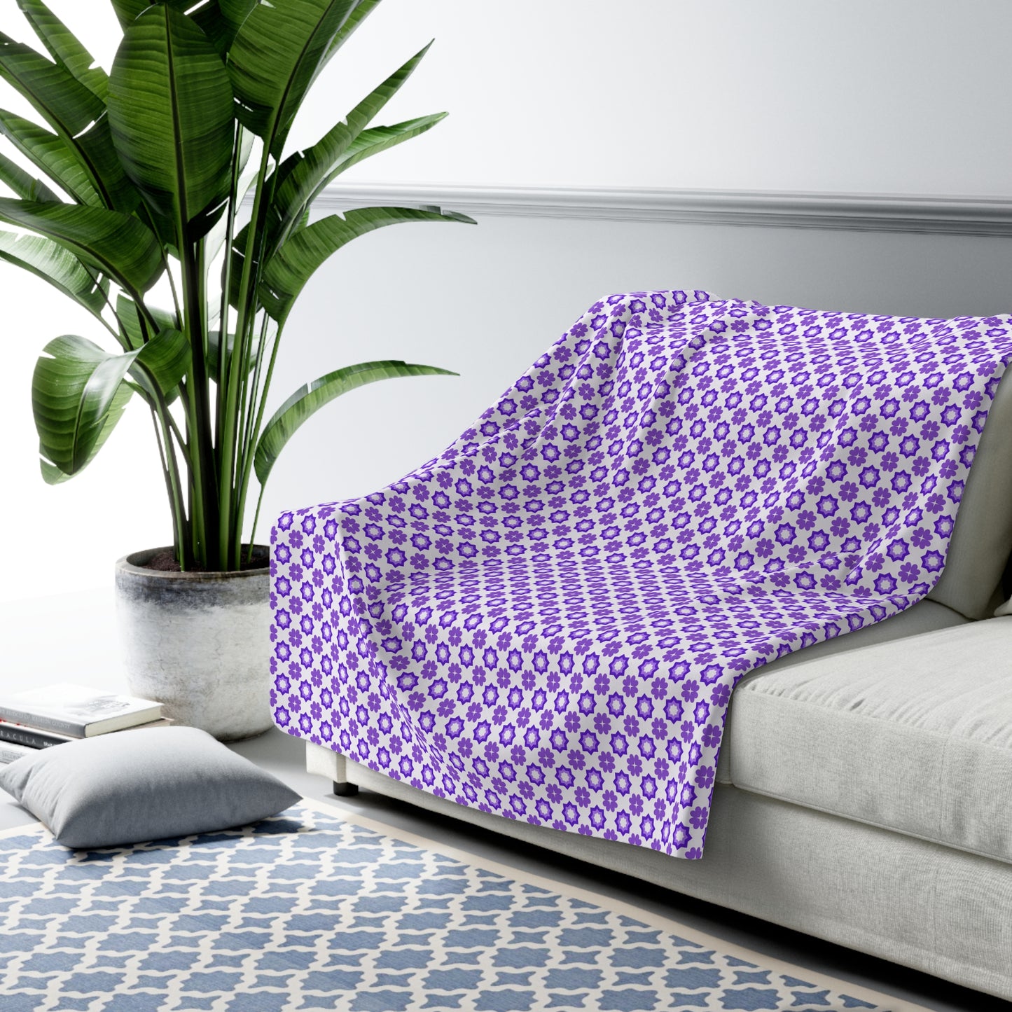 Purple Prism Garden Basic Bedding Set