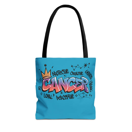 Cancer Street Art Canvas Tote Bag