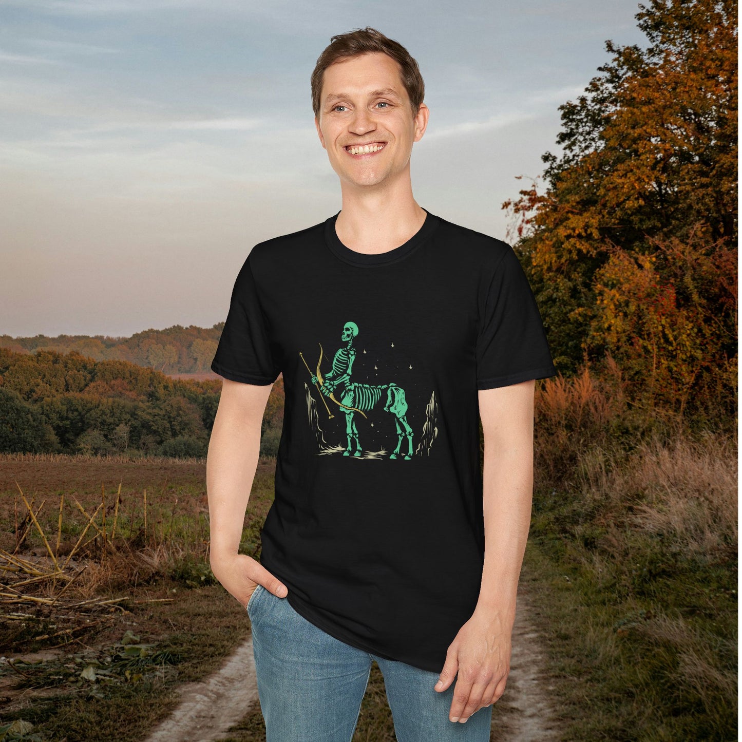 Centaur Skeleton Adult T-Shirt