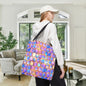 Aurora Hexagons Canvas Tote Bag
