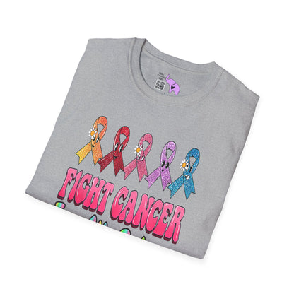 Fight Cancer in All Colors 1 Adult T-shirt