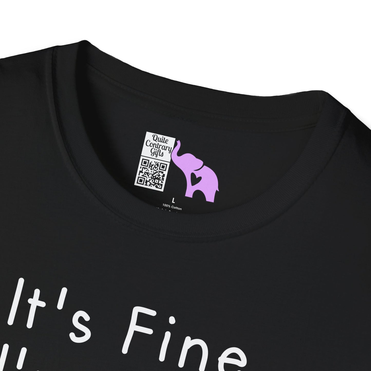 It's Fine I'm Fine Everything's Fine (Cat) Adult T-shirt