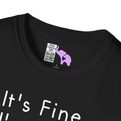 It's Fine I'm Fine Everything's Fine (Cat) Adult T-shirt
