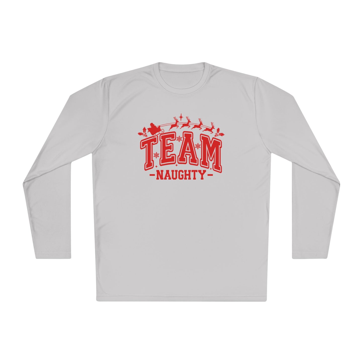 Team Naughty Adult Long Sleeve Tee