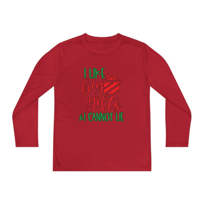 I Like Big Gifts & I Cannot Lie Youth Long Sleeve Tee