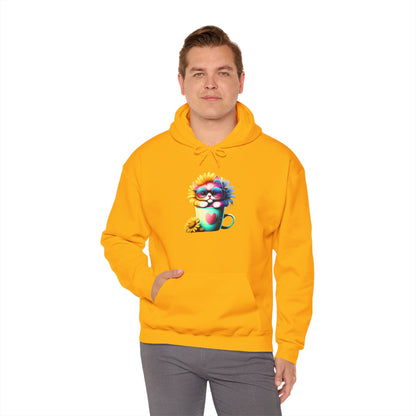 Cute Sunflower Kitten Heavy Blend™ Hooded Sweatshirt