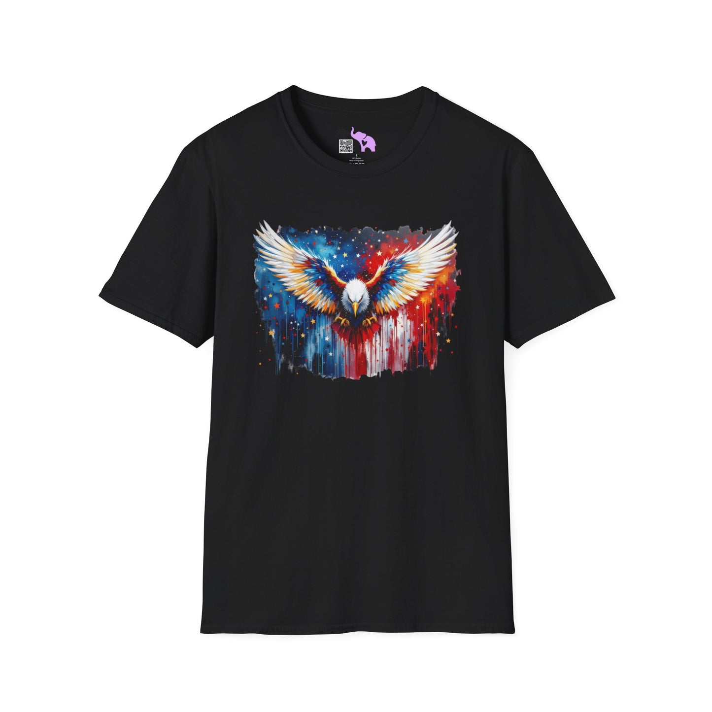 American Bald Eagle in Flight Adult T-shirt