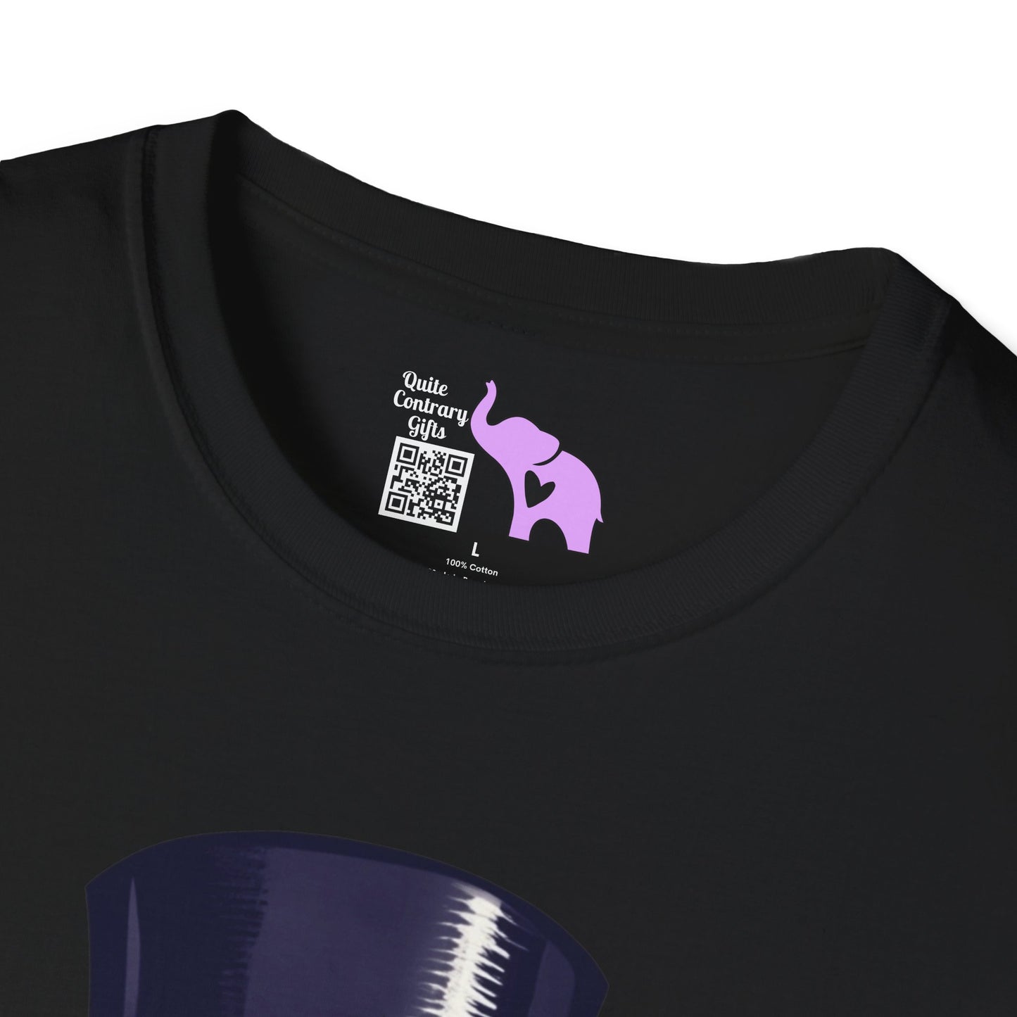 Top Hat & Mustache Skull Adult T-shirt