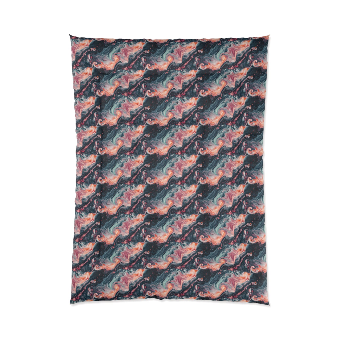 Pink Venom Marble Comforter