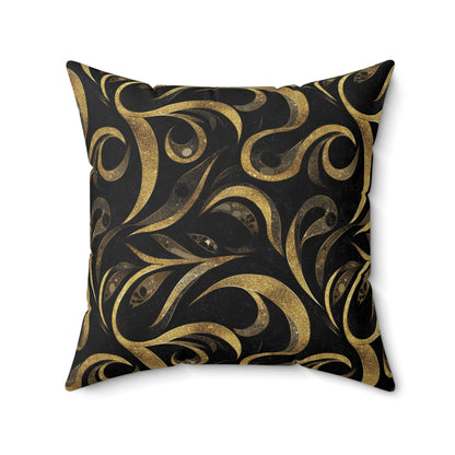 Golden Noir Swirl Basic Bedding Set