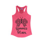 Summer Story (Butterfly) Women's Ideal Racerback Tank