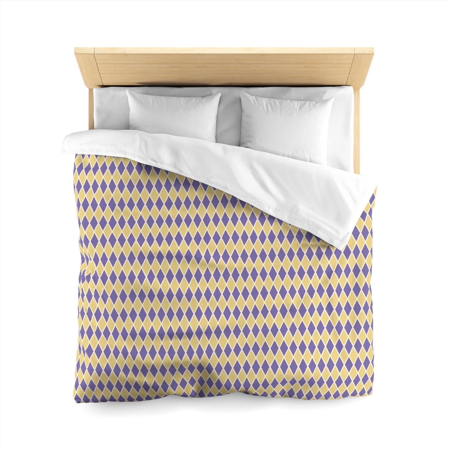Violet & Sun Harlequin Microfiber Duvet Cover