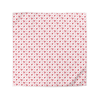 Cupid’s Lattice Microfiber Duvet Cover