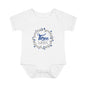 Blue Milestone Wreath Onesie-Three Weeks