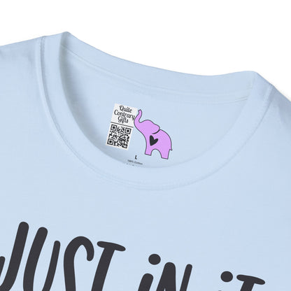 Just In It For The Parking (Wheelchair User) Adult T-shirt