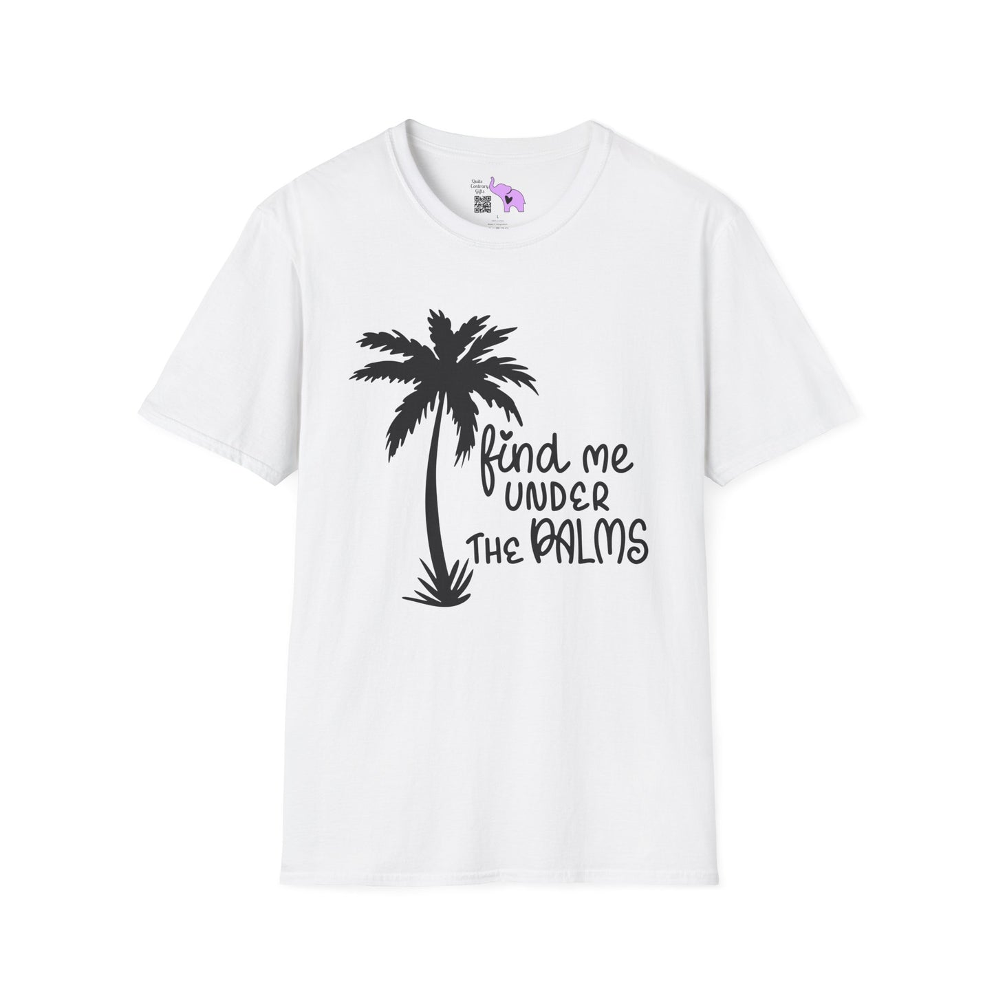 Find Me Under The Palms Adult T-shirt