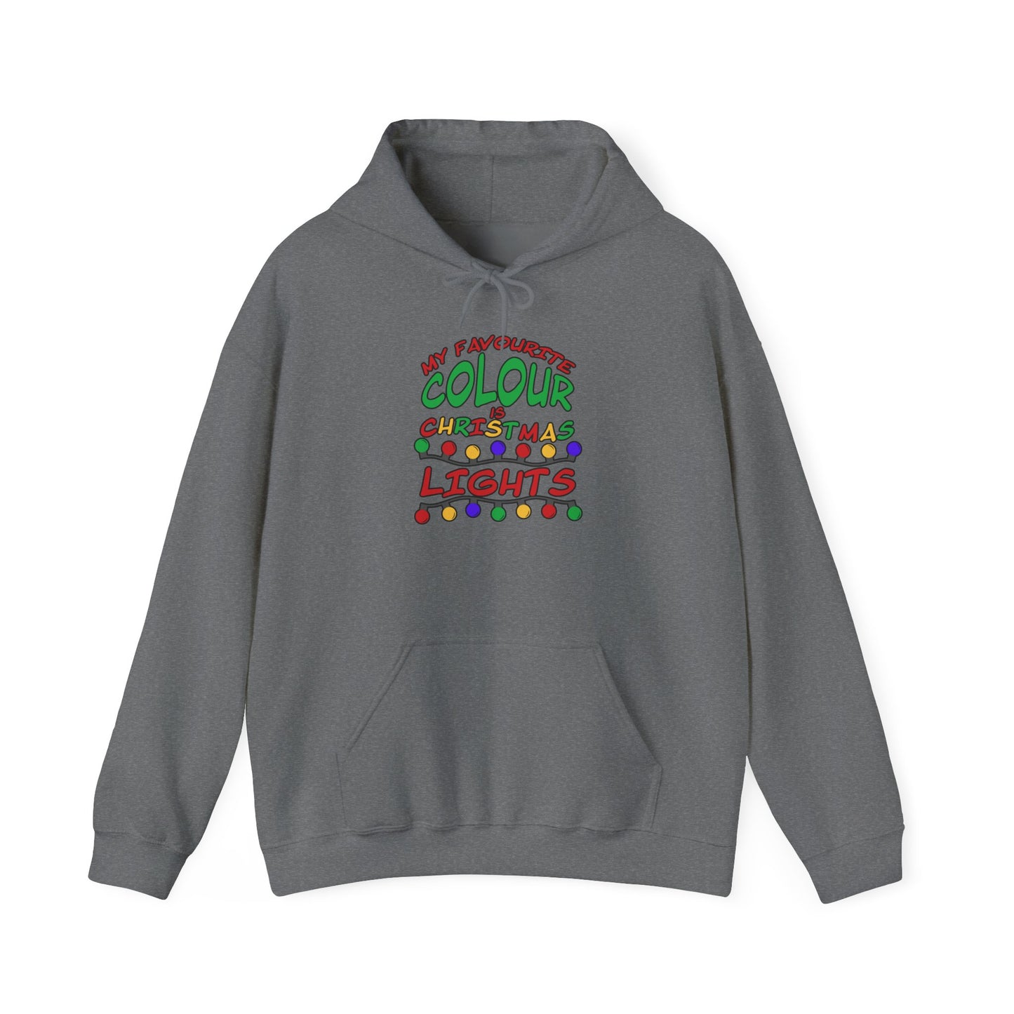 My Favourite Colour Is Christmas Lights  Adult Heavy Blend™ Hoodie