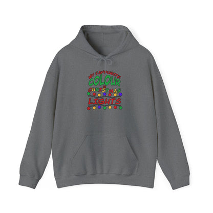 My Favourite Colour Is Christmas Lights  Adult Heavy Blend™ Hoodie