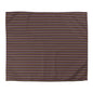 Midnight Clay Cairn Stripes Microfiber Duvet Cover