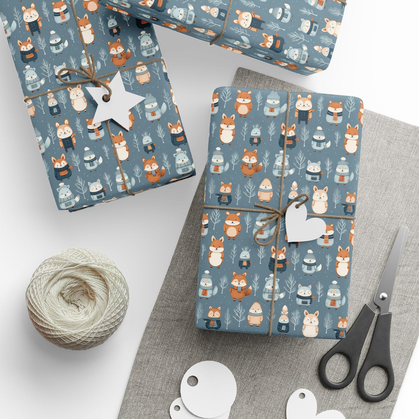 Yuletide Bears Wrapping Paper