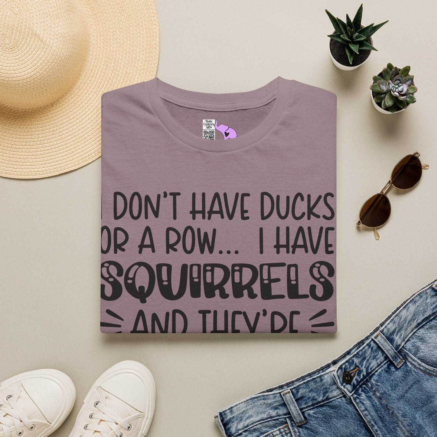 I Don't Have Ducks or a Row... Adult T-shirt
