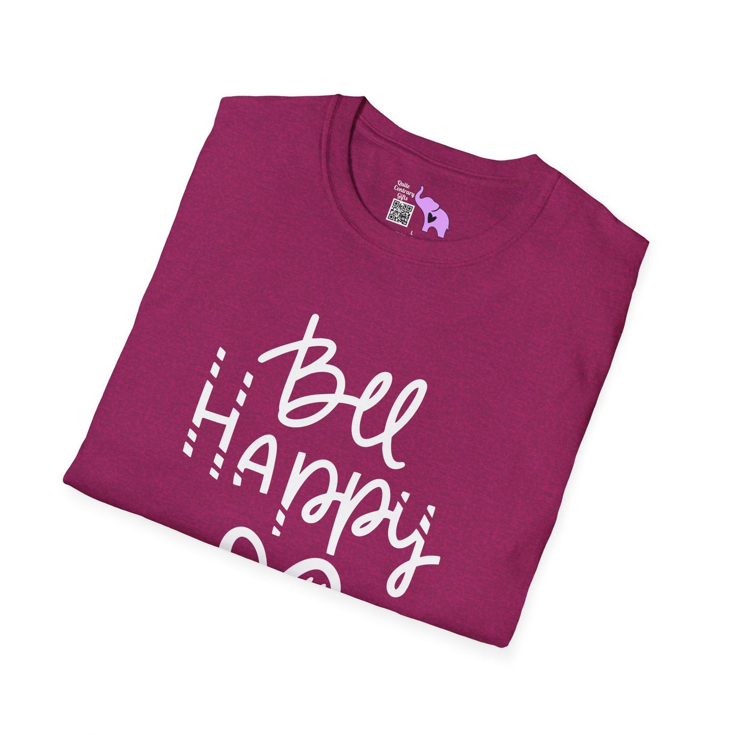 Bee Happy Adult T-shirt