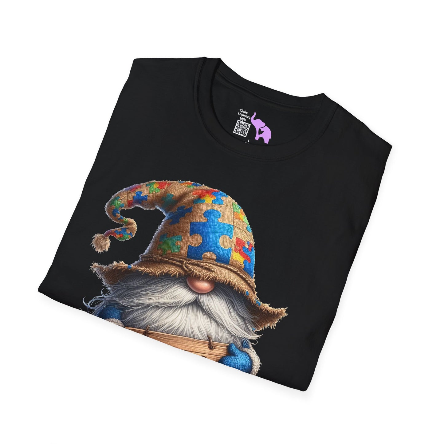 Be Kind Autism Awarness Gnome Adult T-shirt