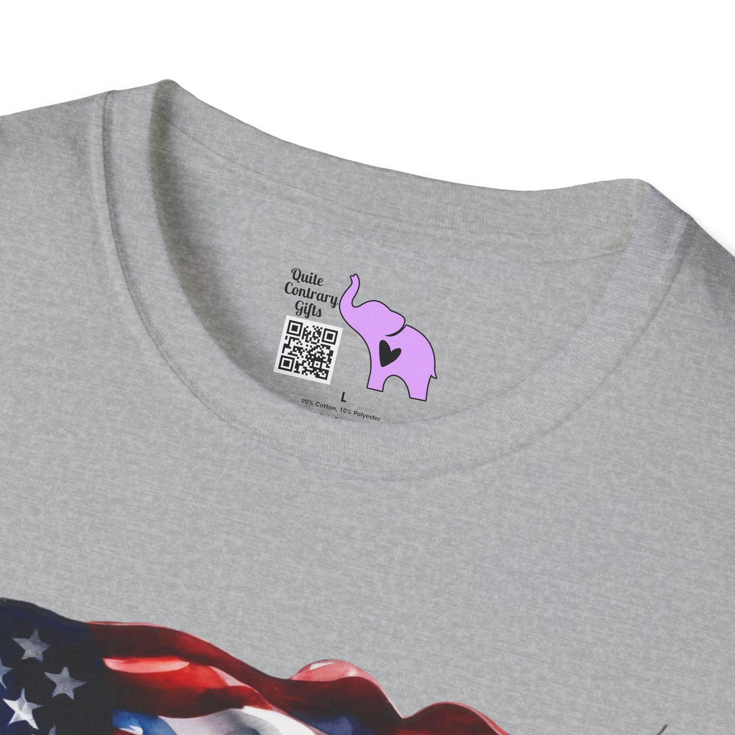 Distressed American Flag Adult T-shirt
