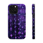 Purple Raindrops MagSafe® Compatible Tough Case for iPhone