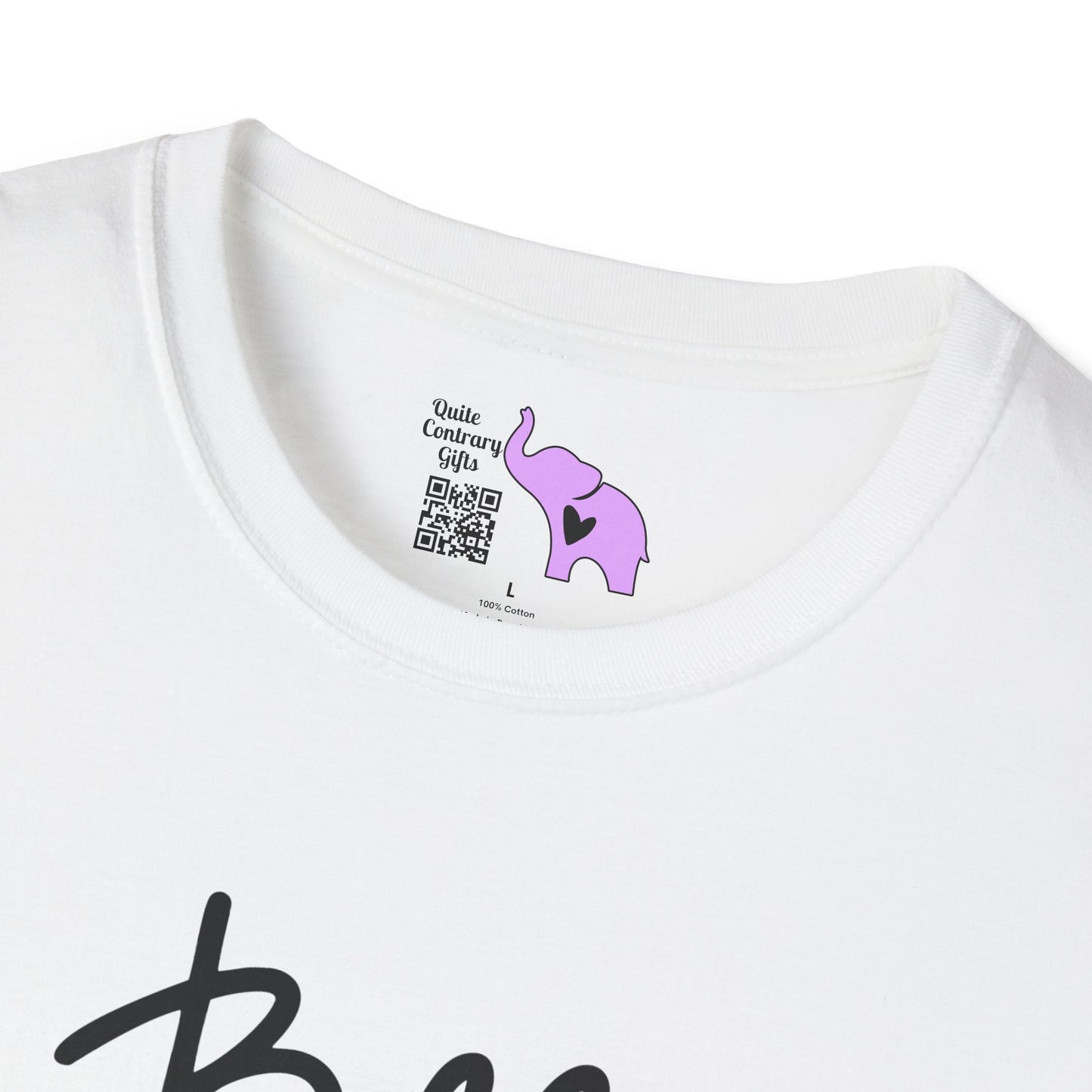 Bee Happy Adult T-shirt