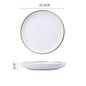 Signature Gold & Silver Trim Dinnerware Set