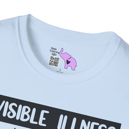 Invisible Illness: Just Because You Can't See It Doesn't Mean It's Not Real Adult T-shirt