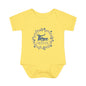 Blue Milestone Wreath Onesie-Three Months