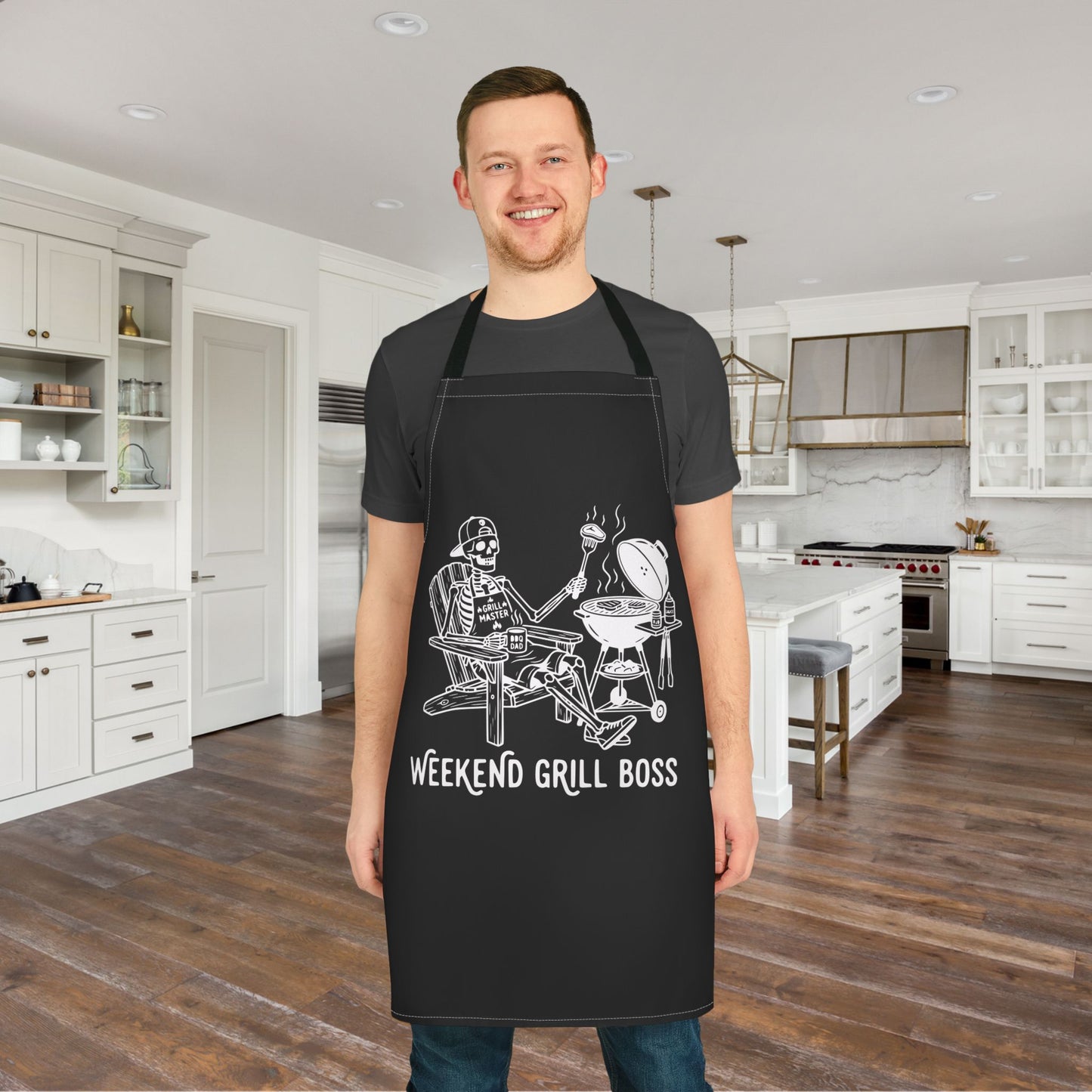 Weekend Grill Boss (Dad Skeleton) Apron