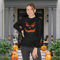 Loopy Jack-O-Lantern Youth Long Sleeve Tee