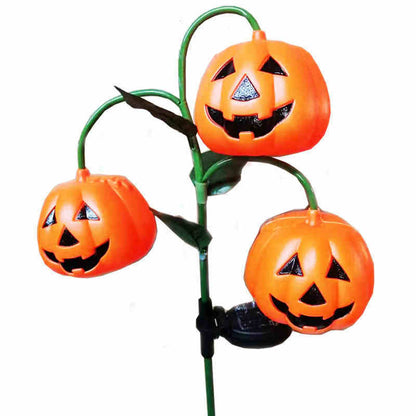Solar-Powered Halloween Pumpkin Lanterns