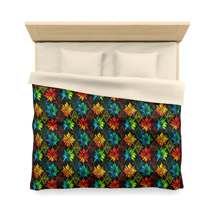 Celebration Mosaic Microfiber Duvet Cover