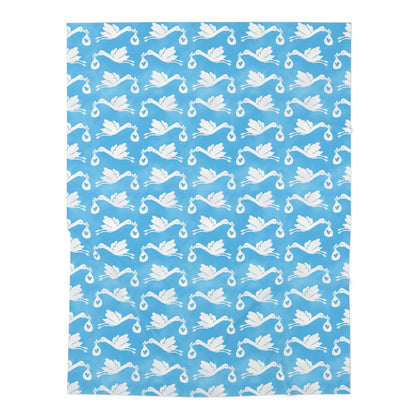 Blue Sky Baby Delivery Baby Swaddle Blanket